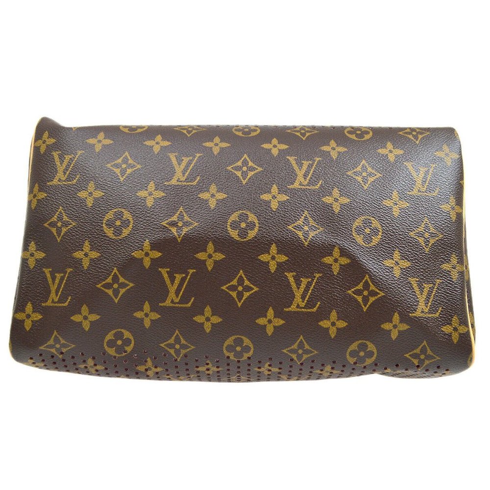 Auth LOUIS VUITTON SPEEDY 30 HAND BAG FUCHSIA MONOGRAM PERFO CANVAS - Picture 13 of 16